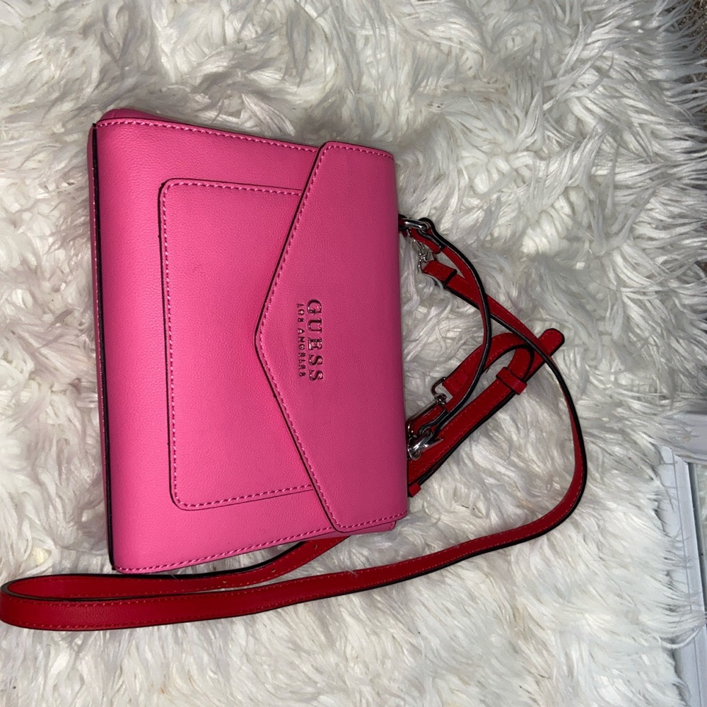 Guess hot pink crossover